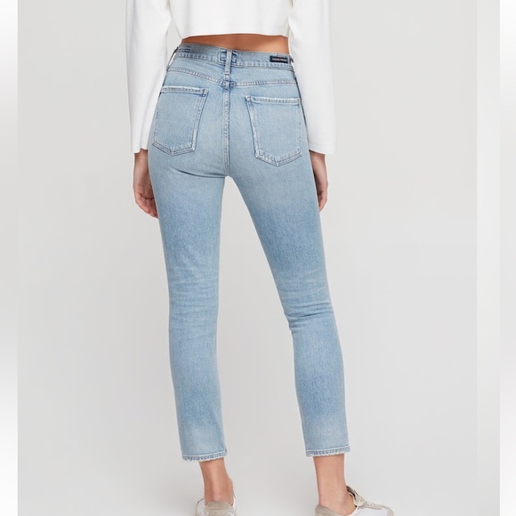 Citizens Of Humanity Olivia Crop White High Rise Slim Jeans - Picture 8 of 8